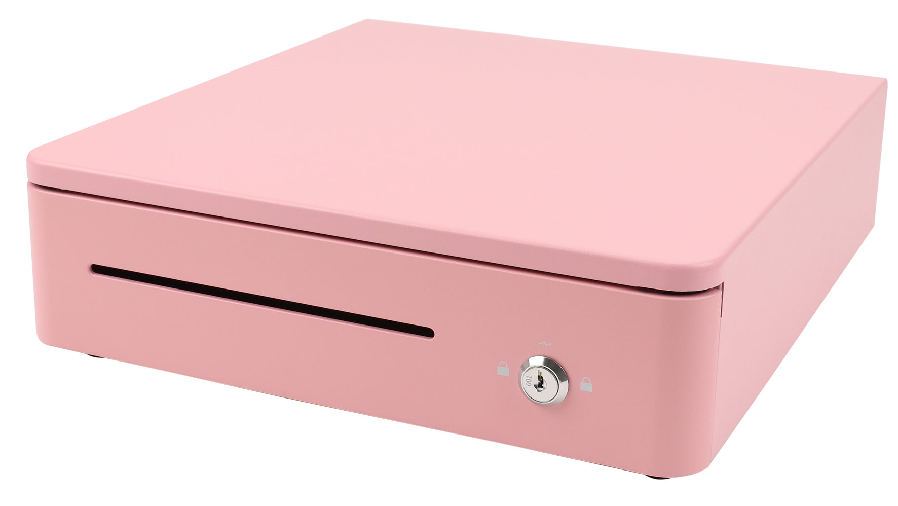 Olympia SD 330 – Kassenschublade, 4 Scheine/8 Münzen, RJ‑11/RJ‑12, 330 × 355 × 104 mm, Pink