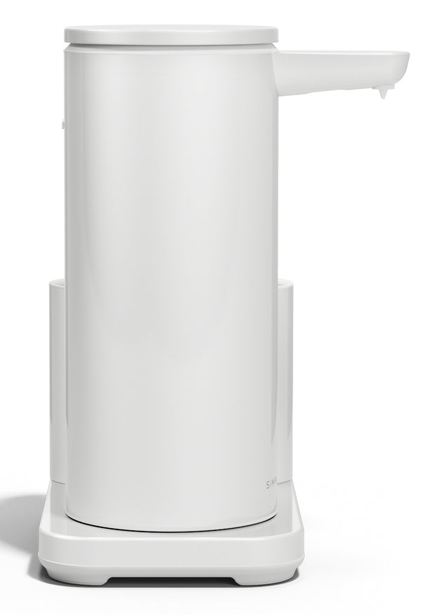 Simplehuman ST1081 Automatischer Seifenspender – Metall, Weiss, 414 ml