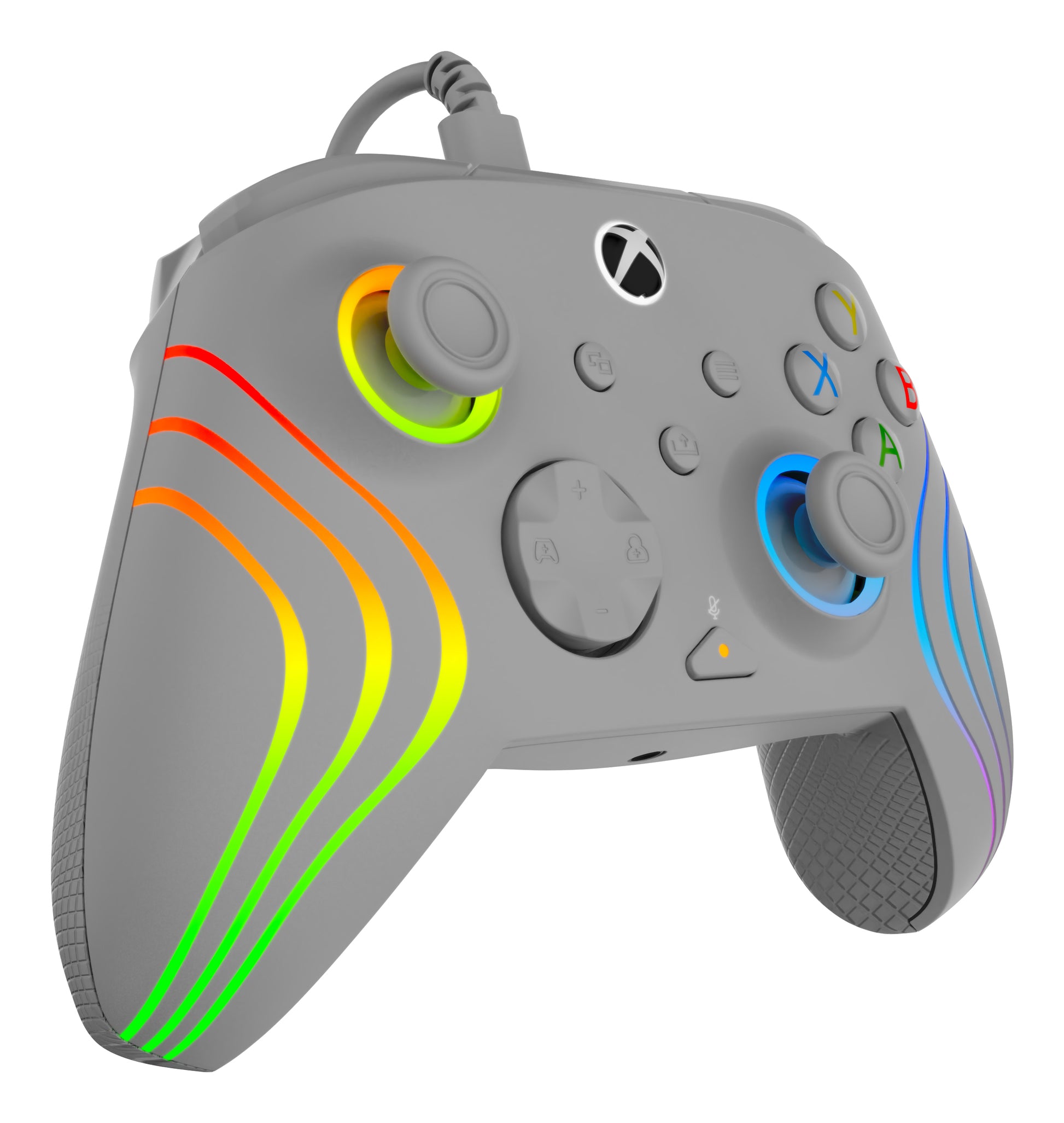 Turtle Beach Afterglow Wave – Gamepad – USB (USB-C), RGB, Hall-Effekt-Trigger – für Xbox & PC, Grau