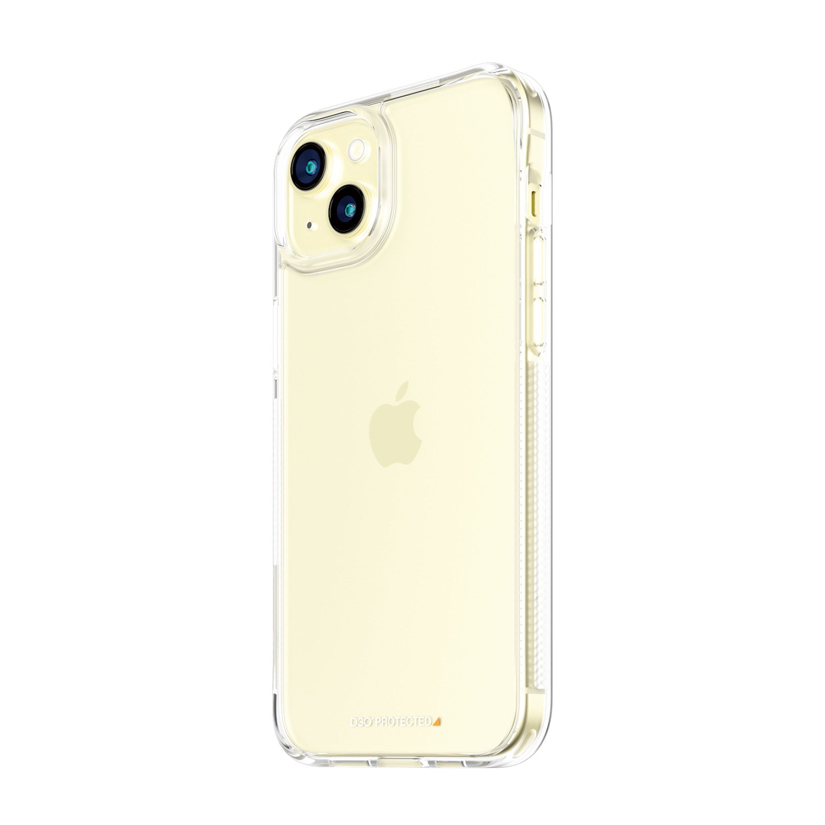 PanzerGlass HardCase (mit D3O) Backcover – für Apple iPhone 15 Plus, Transparent, bis 3,6 m sturzsicher