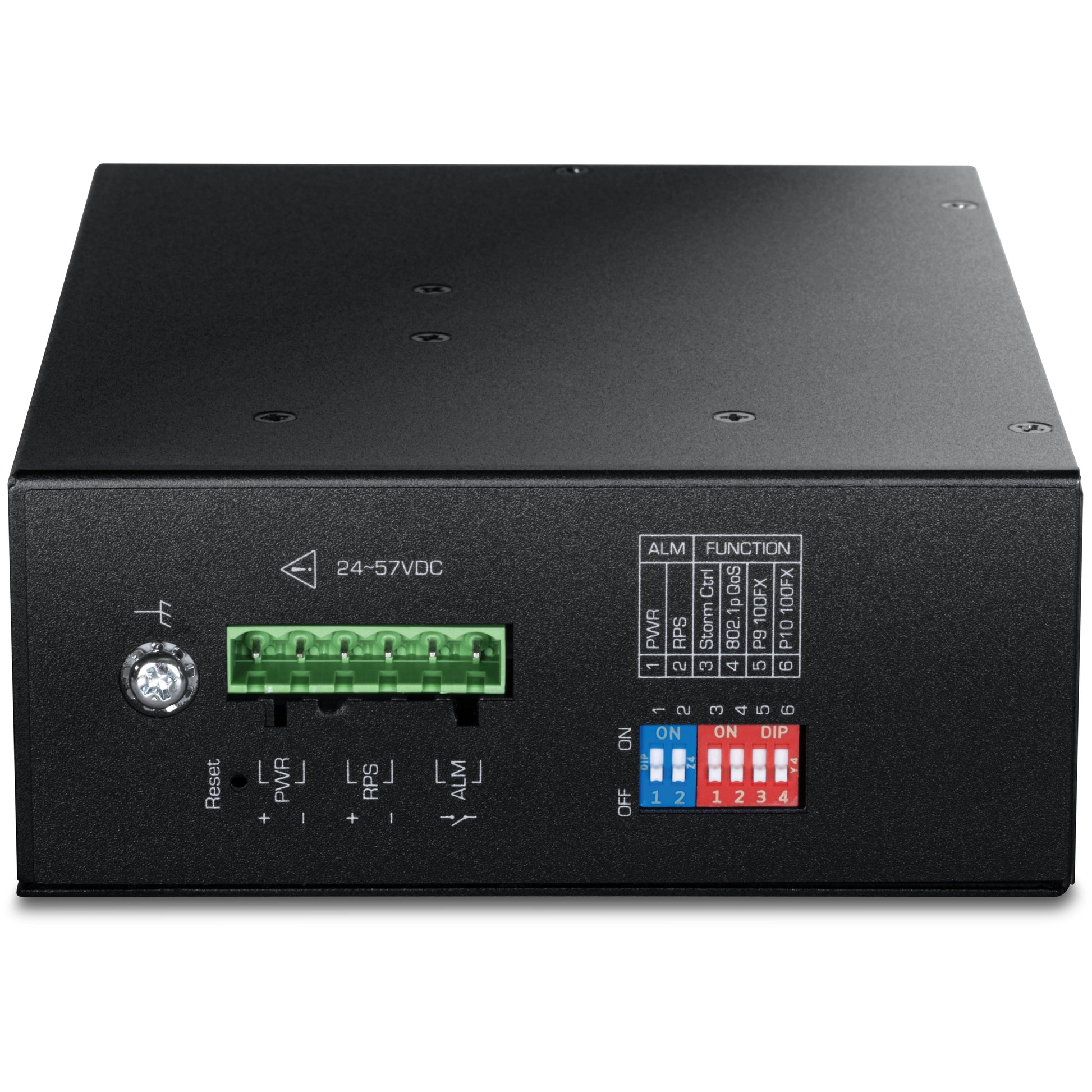TRENDnet TI-PG103i – Managed L2 Switch – 8× 1G, 2× SFP, PoE+, PoE-Budget 240 W, DIN-Schiene