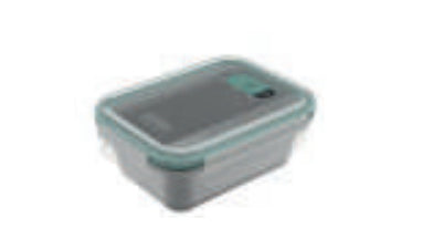 Rotho Vorratsdose 500 ml, 15,5 × 11,7 × 6,5 cm, Edelstahl, Silber