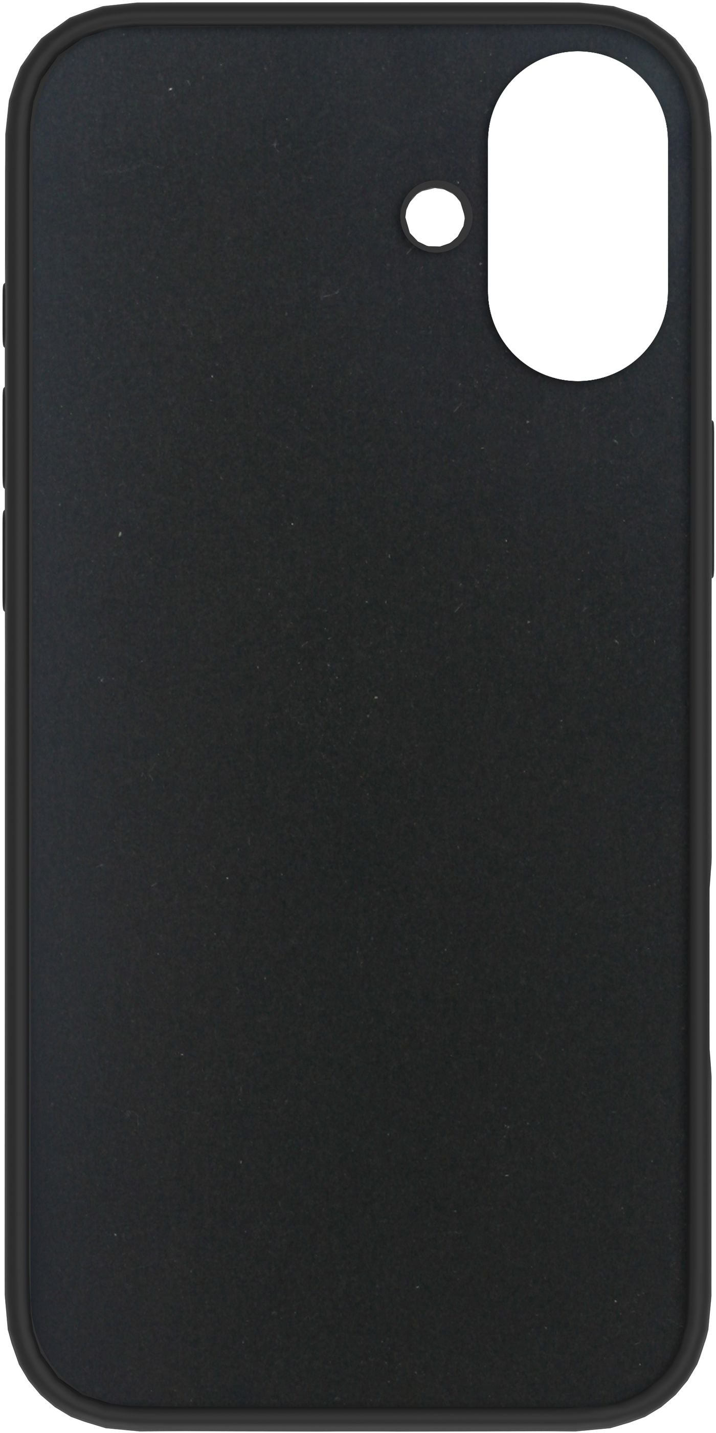eSTUFF INFINITE (GRS) RIGA – Backcover – für Apple iPhone 16 Plus, PC+Silikon, schwarz