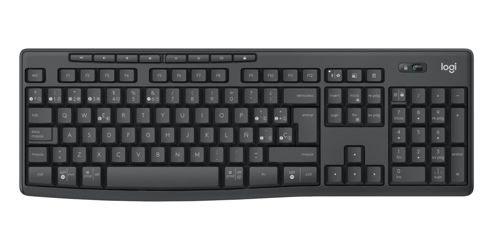 Logitech MK370 Combo für Business (MEDITER-412) – Tastatur, kabellos (2,4 GHz), ES-Layout (ES)