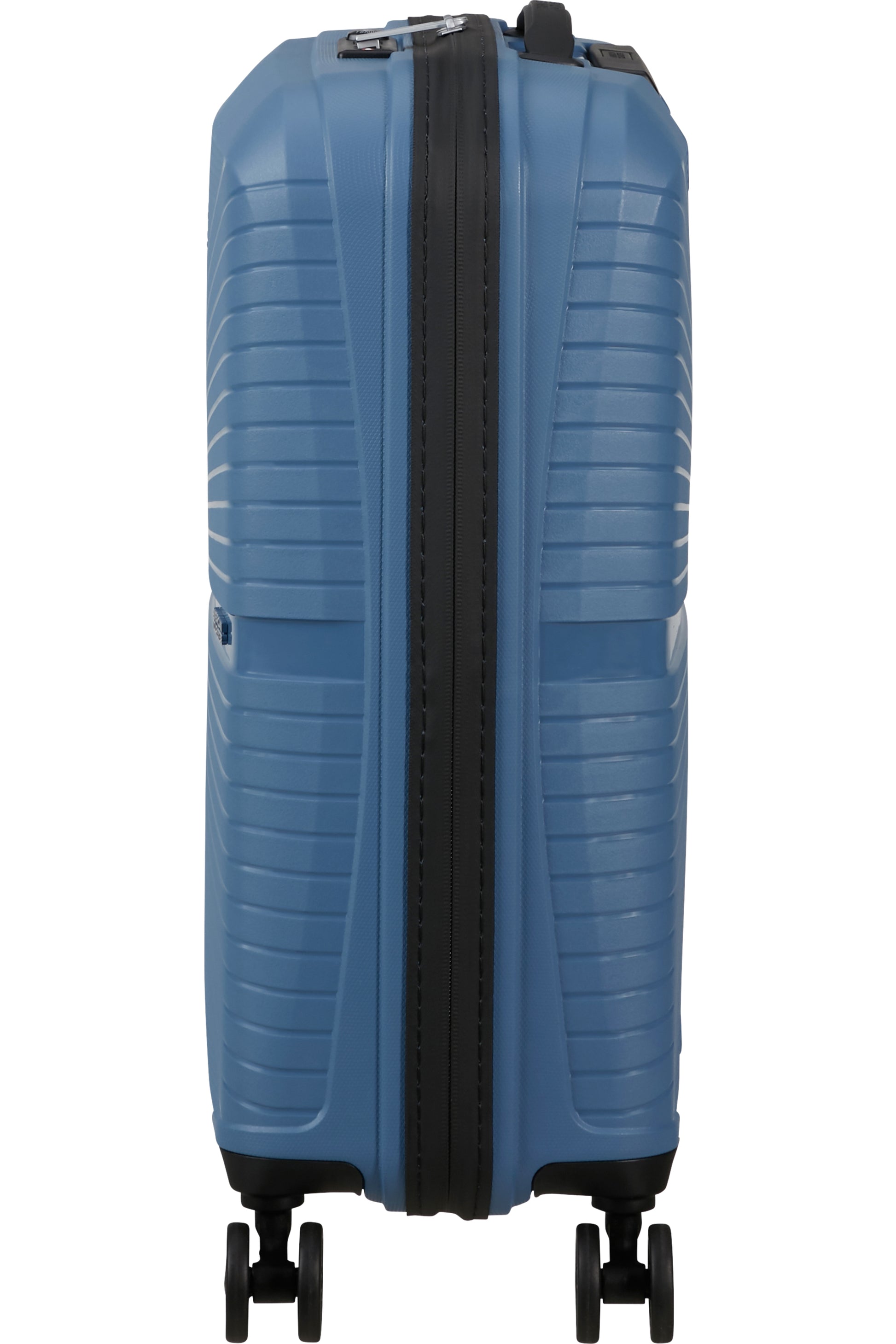 American Tourister Handgepäck-Trolley – Hartschale PP, 4 Doppelrollen, mit TSA, Coronet Blue, 40 × 50 × 20 cm
