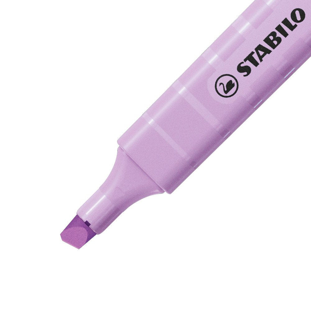 STABILO swing cool Pastel Edition Textmarker lila – Keilspitze, 1–4 mm