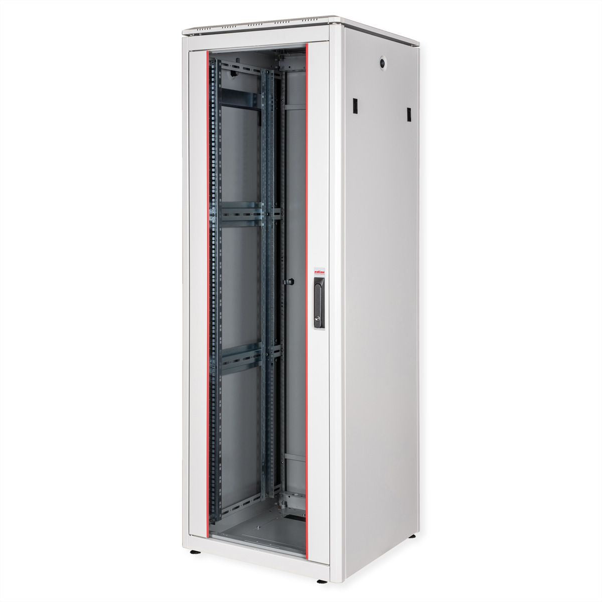 ROLINE Pro 36 HE – 19" Netzwerkschrank 36U, IP20, abschliessbar, 600 × 600 × 1786 mm, lichtgrau, Stahl