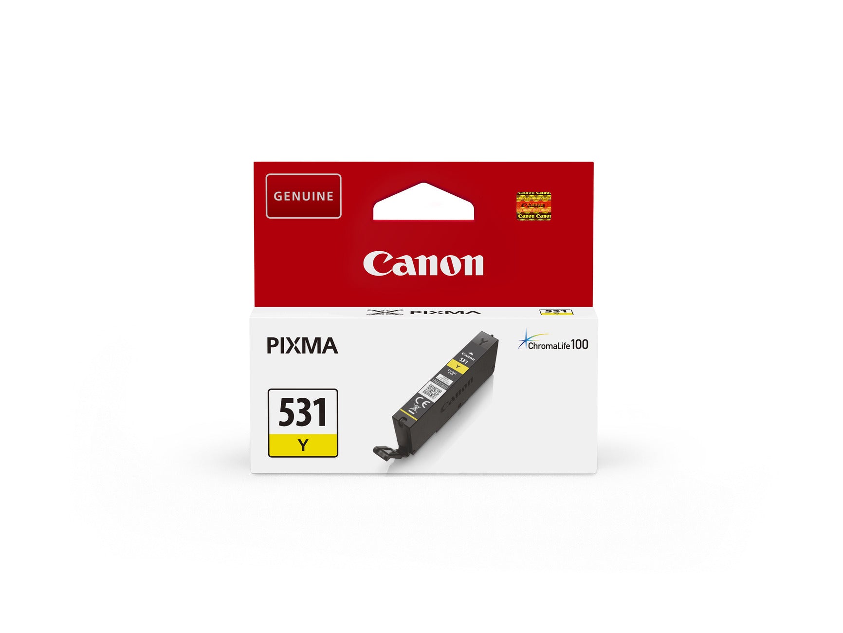 Canon Tintenpatrone CLI-531, Gelb, 8,2 ml – für Tintenstrahldrucker und Multifunktionsgeräte