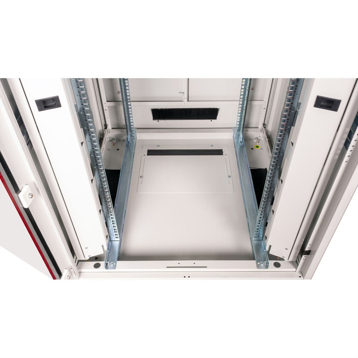 ROLINE Pro – 19" Netzwerkschrank 26U, IP20, abschliessbar, 800 × 800 × 1342 mm, lichtgrau, Stahl