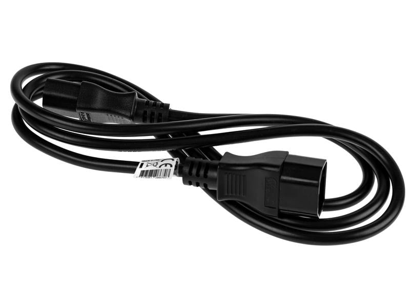 Furber. Netzkabel – IEC C14 zu IEC C13, 1,5 m, 2,5 A, schwarz
