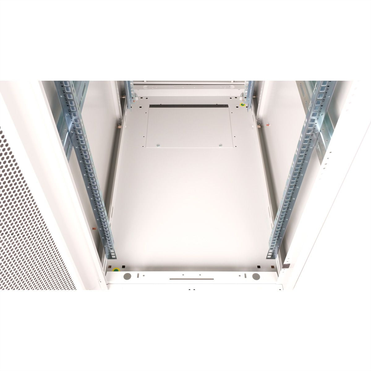 ROLINE Basic – 19" Netzwerkschrank 26U, IP20, abschliessbar, 600 × 1000 × 1300 mm, lichtgrau, Stahl
