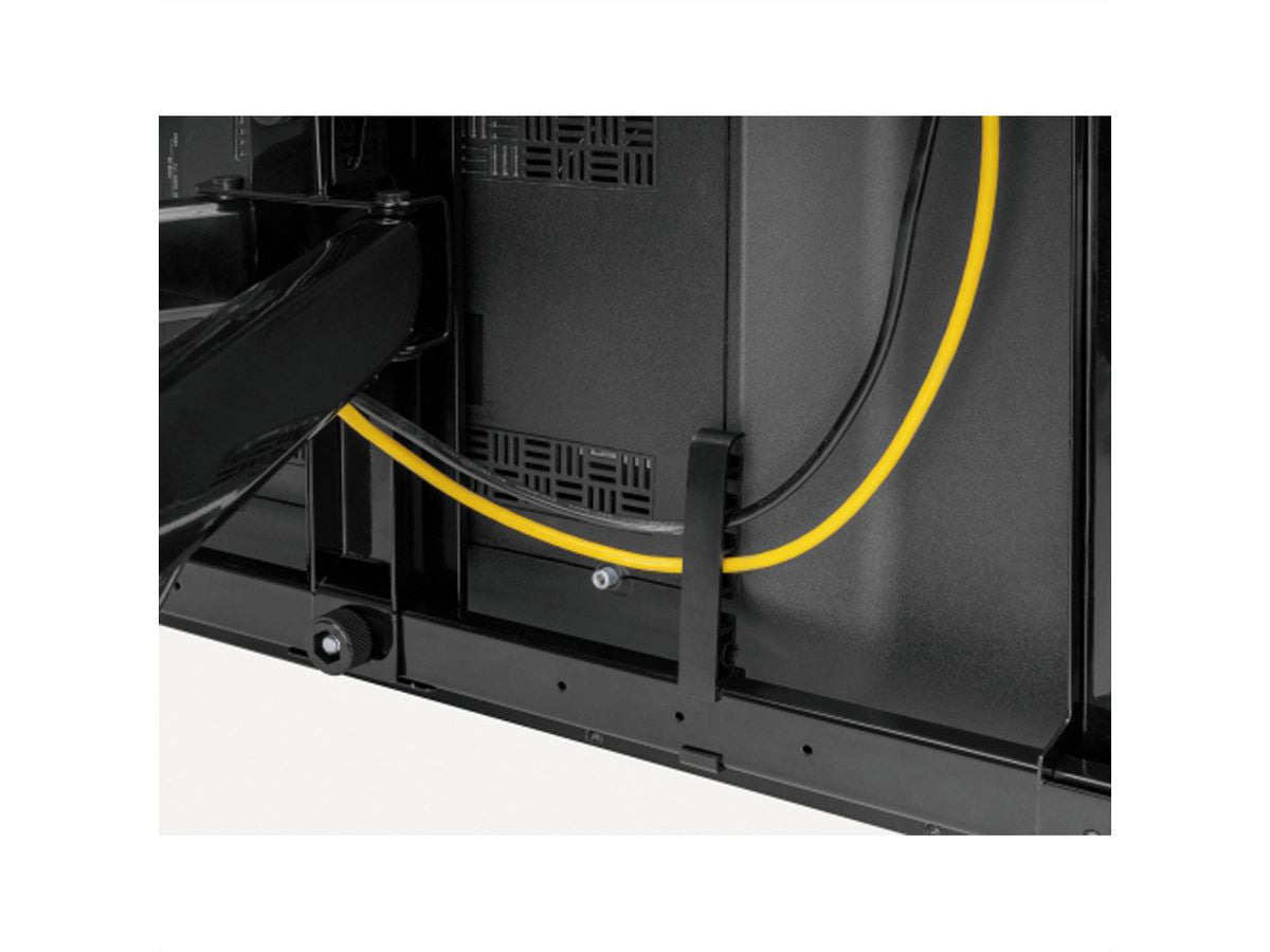 ROLINE Wandhalterung – Vollbeweglich – 37–80" – VESA 200×200–600×400 – bis 70 kg, Höhenverstellbar – Schwarz
