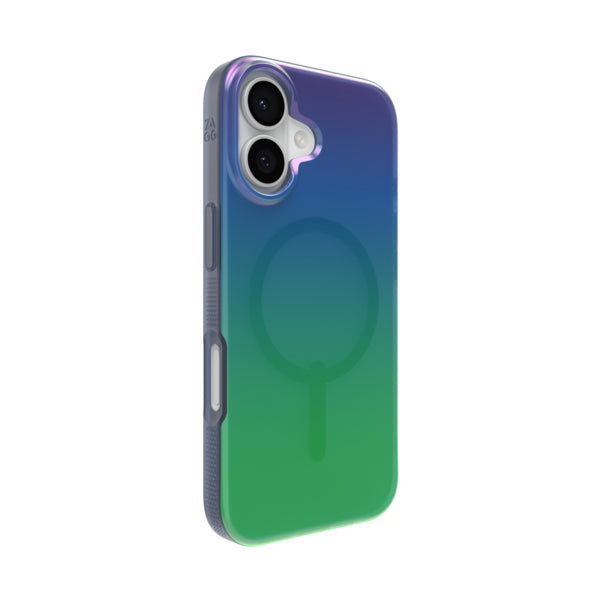 ZAGG Milan Snap Backcover – für Apple iPhone 17, MagSafe, Graphen, Blau/Grün, bis 4 m Sturzsicher