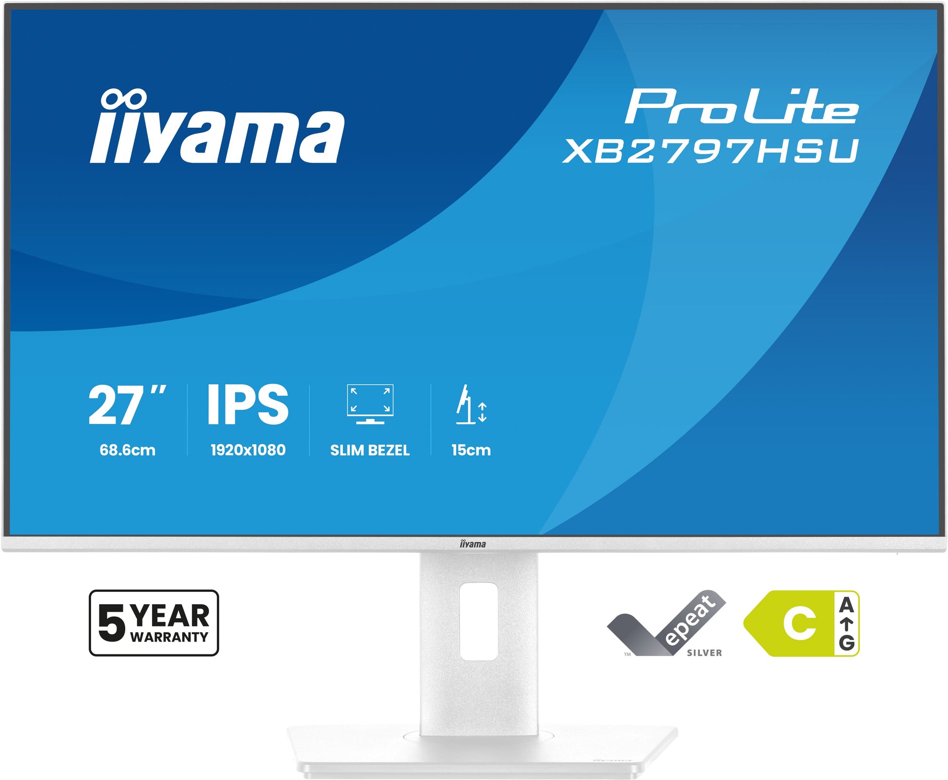 iiyama ProLite XB2797HSU-W1 – 27", 1920 × 1080 (Full HD), IPS, 120 Hz