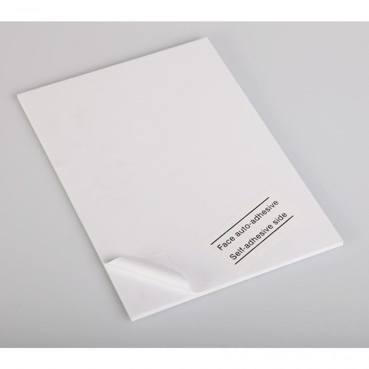 Clairefontaine Schaumstoffplatte, Polystyrolschaum, selbstklebend, weiss, A3, 10 mm, 20 Stk.
