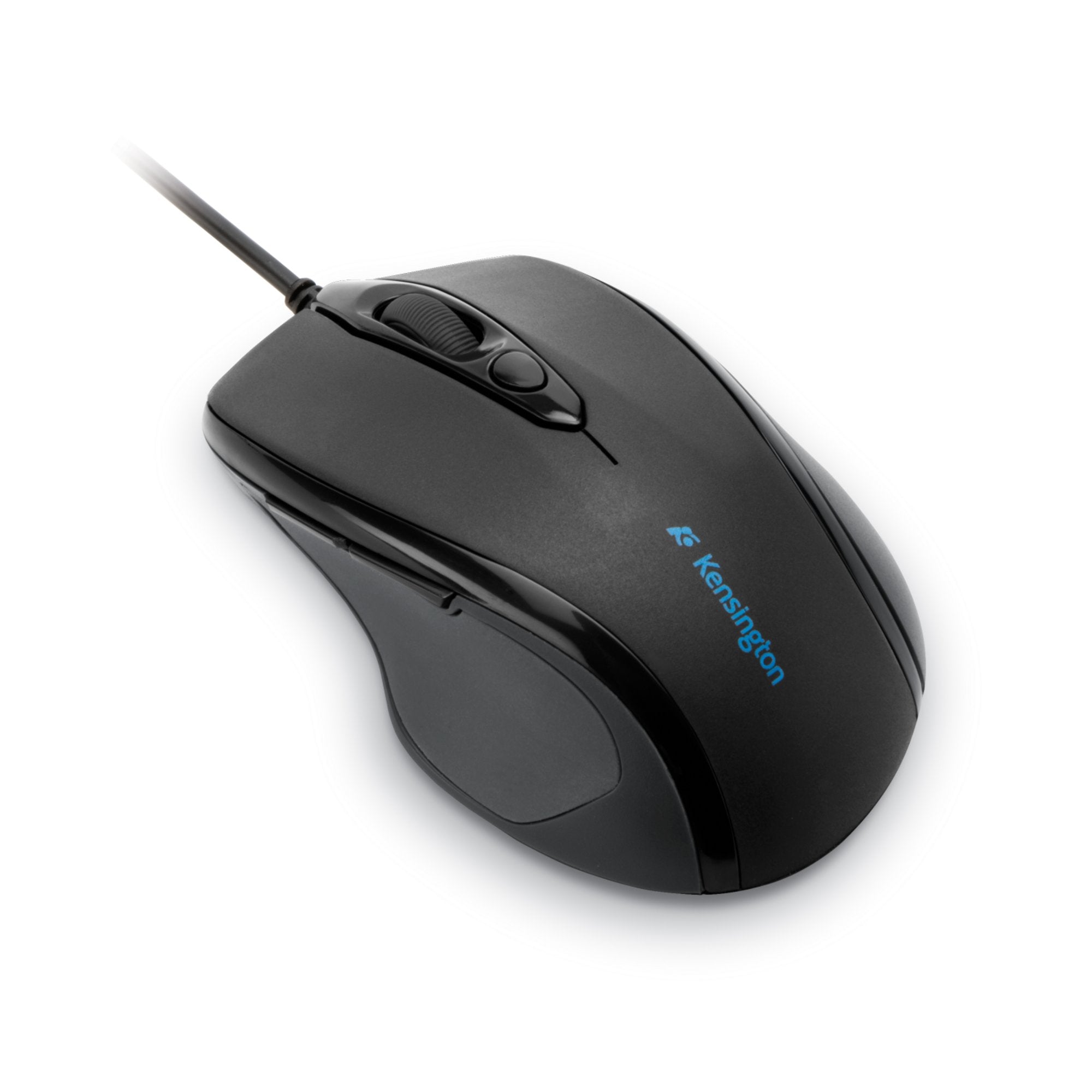 Kensington Pro Fit Ergonomische Maus – kabelgebunden, USB-A, beidhändig, Daumentaste, schwarz