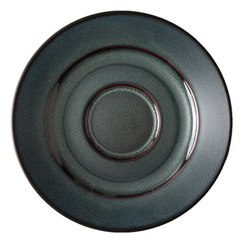 Lunasol Kaffeetasse – 8-teiliges Set, 220 ml, Ø 15,5 cm, Steingut, Dunkelblau, spülmaschinenfest