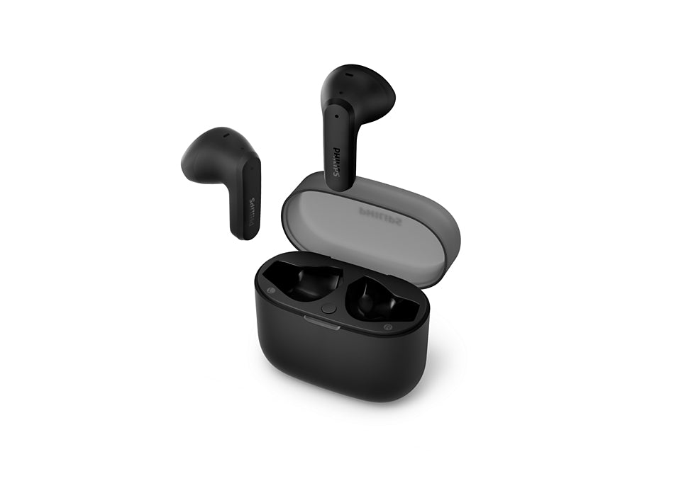 Philips TAT2139BK/00 TWS In-Ear – Stereo, mit Ladecase, Schwarz, BT 5.3