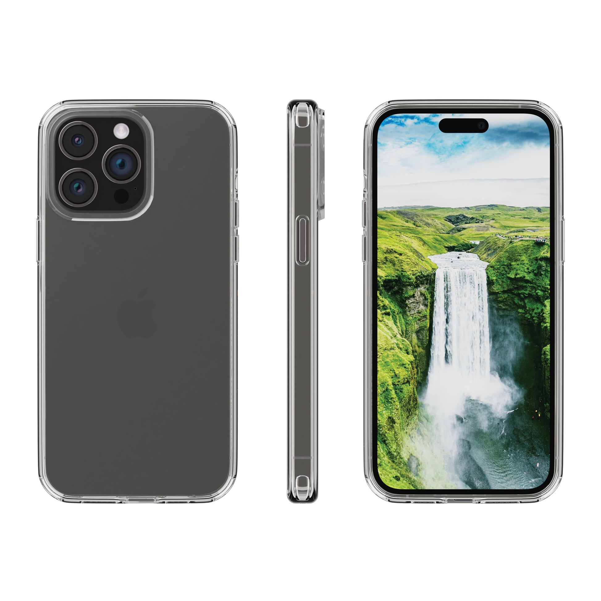 dbramante1928 Iceland Ultra Backcover – für Apple iPhone 15 Pro, D3O, Transparent