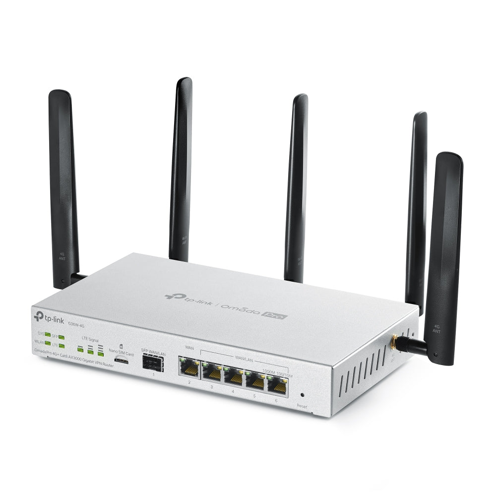 TP-Link Campus G36W-4G – LTE-Router, Wi-Fi 6, Dual-Band (2,4/5 GHz), bis 3000 Mbit/s, 4G