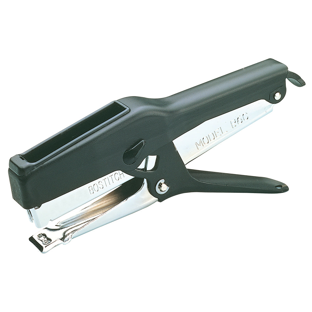 Bostitch B8P – Heftzange, 30 Blatt, Hinterlademechanik, Einlegetiefe 70 mm, schwarz