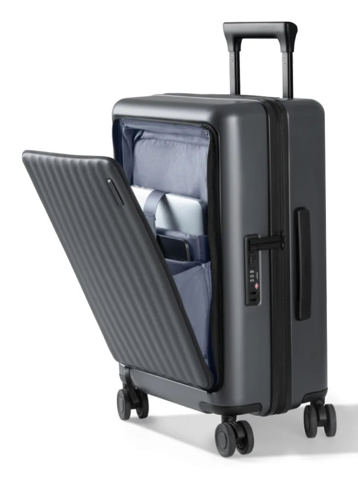 Xiaomi Trolley Handgepäck – 38 l, Hartschale PC, 4 Rollen, mit TSA, Schwarz