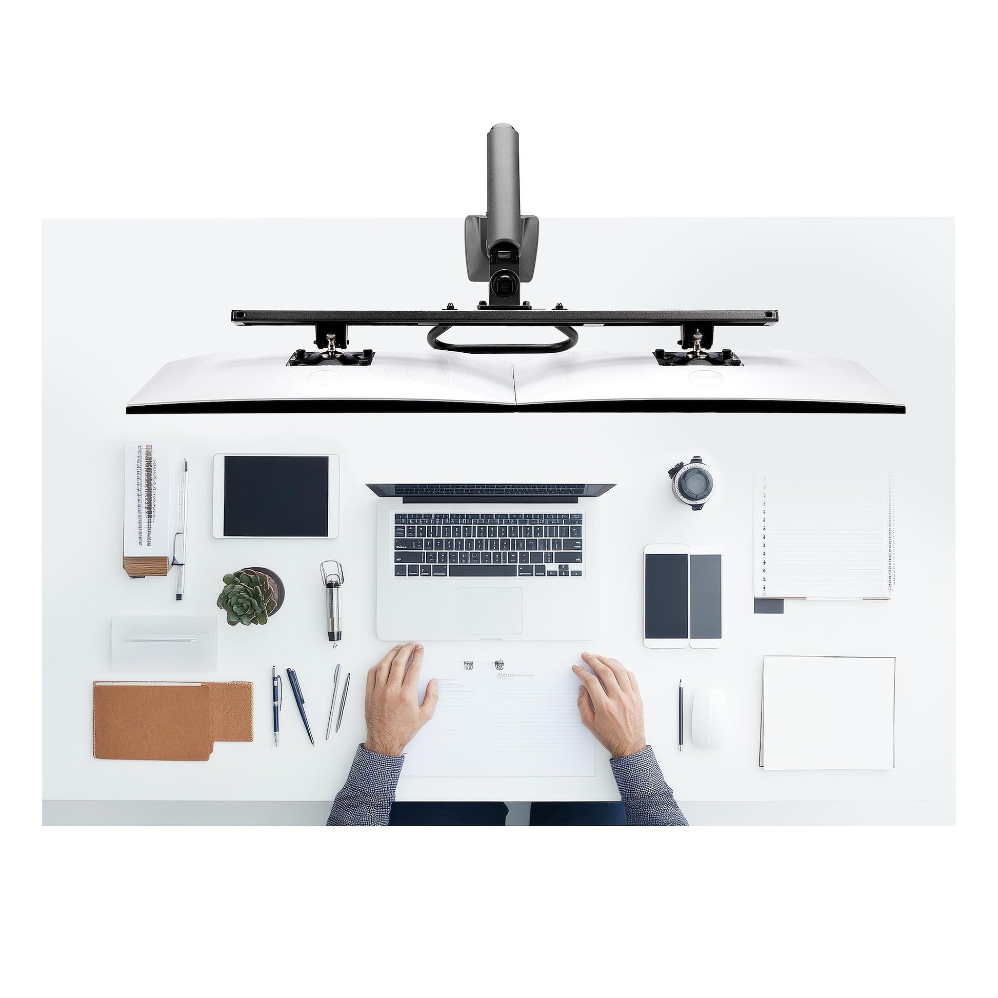 StarTech.com Monitorarm Tischhalterung – 17–27" – bis 15 kg/Monitor – Gasfeder – für VESA 75×75/100×100 mm