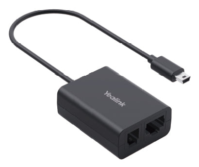 Yealink EHS62 – EHS-Adapter – Micro-USB-B/RJ-9 – für Yealink WH63 E2/WH64/WH68 – schwarz