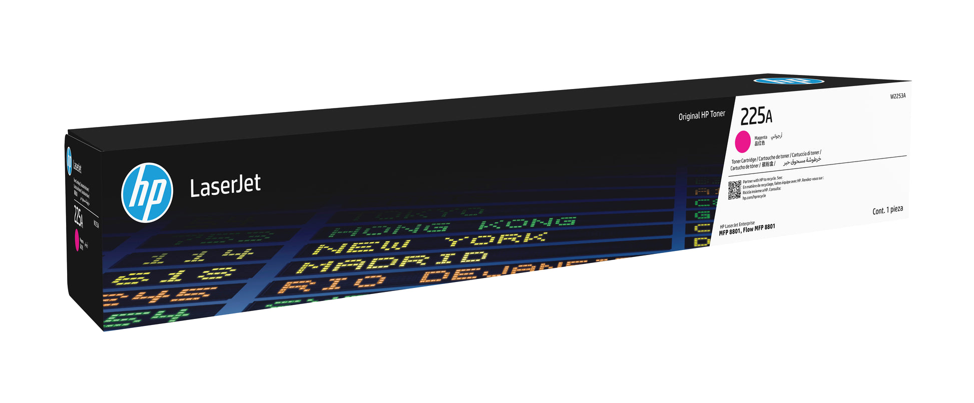 HP 225A Magenta Toner – Original – 40'000 Seiten – für HP Color LaserJet Enterprise MFP 8801