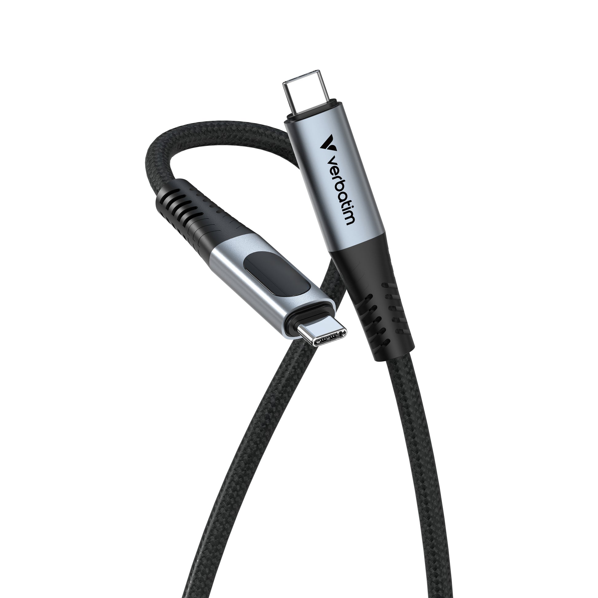 Verbatim USB-C auf USB-C Kabel – Thunderbolt 3 40 Gbit/s – 1,2 m – PD 240 W – für iPhone 15/16 und mehr
