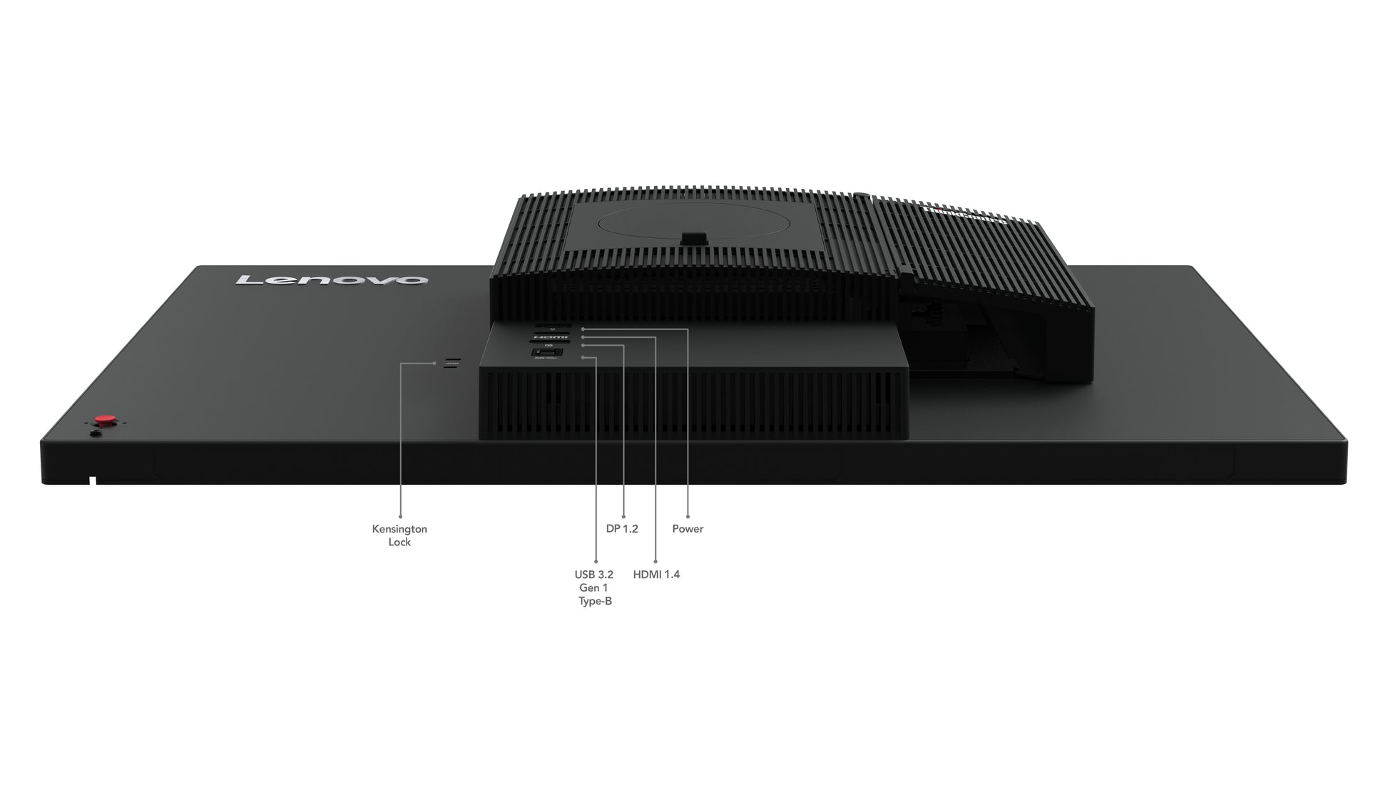 Lenovo Thinkcentre Tiny-In-One 24 – Monitor, 23,8" 1920 × 1080 (Full HD), LED, Schwarz