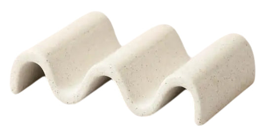 Esmée Seifenschale – Keramik, 8×11,5×3 cm, Beige
