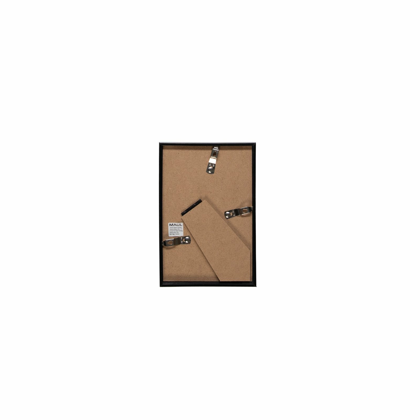 MAUL Bilderrahmen – für 10 × 15 cm – MDF & Kunststoff, Schwarz