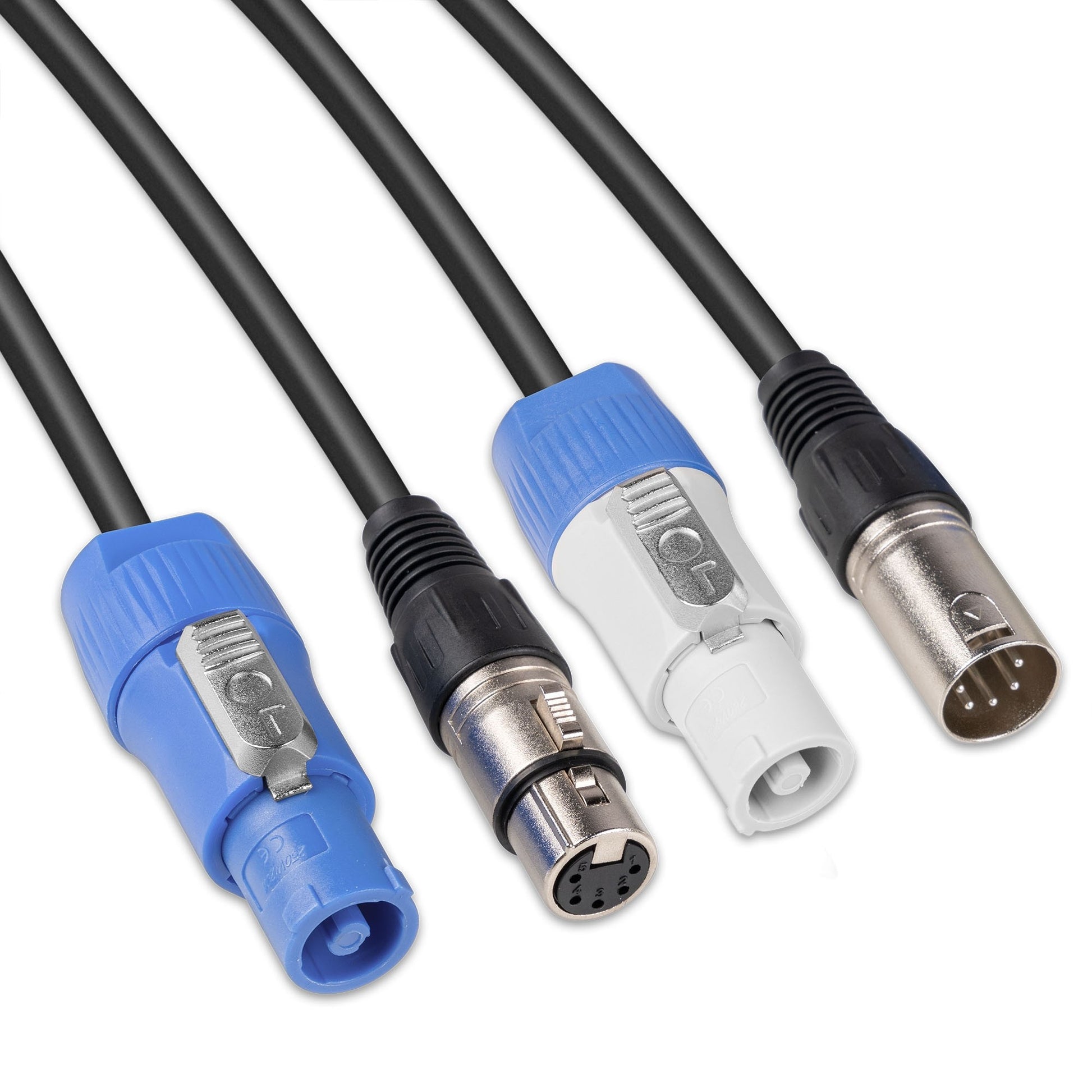 PD-Connex XLR-Kabel – Powercon–XLR (5-pol) Stecker – 0,5 m
