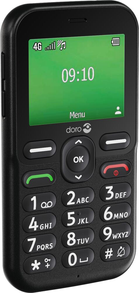Doro Leva E10 – 2,4" – Schwarz