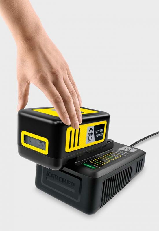 Kärcher Battery Power 18/50 Batterie- & Ladegerät-Set – für WD 1 Compact Batterie