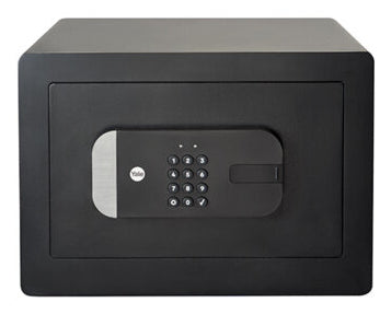 Yale Tresor – mit Zahlenschloss, Stahl, schwarz, 350 × 300 × 250 mm