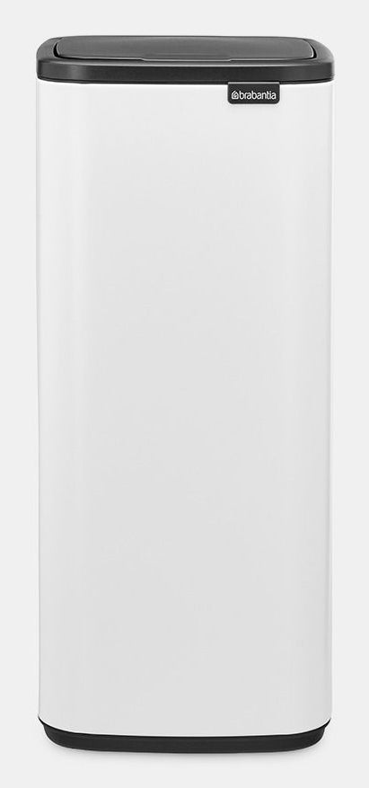 Brabantia Papierkorb Bo – 30 l – Stahl, Weiss – B × H 280 × 650 mm