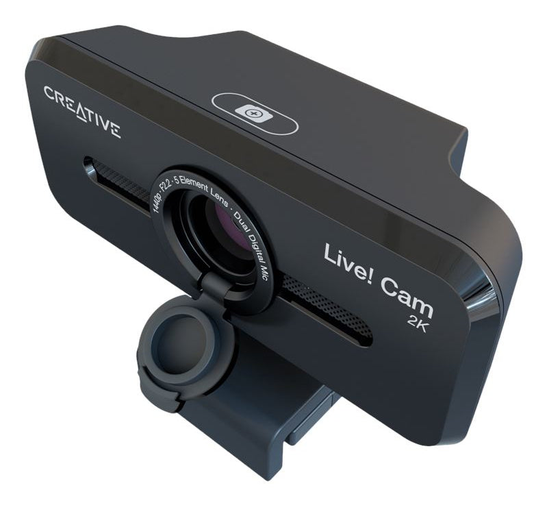 Creative Labs Creative Live Cam Sync V3 Webcam – 2K, 30 fps, USB 2.0 – Schwarz