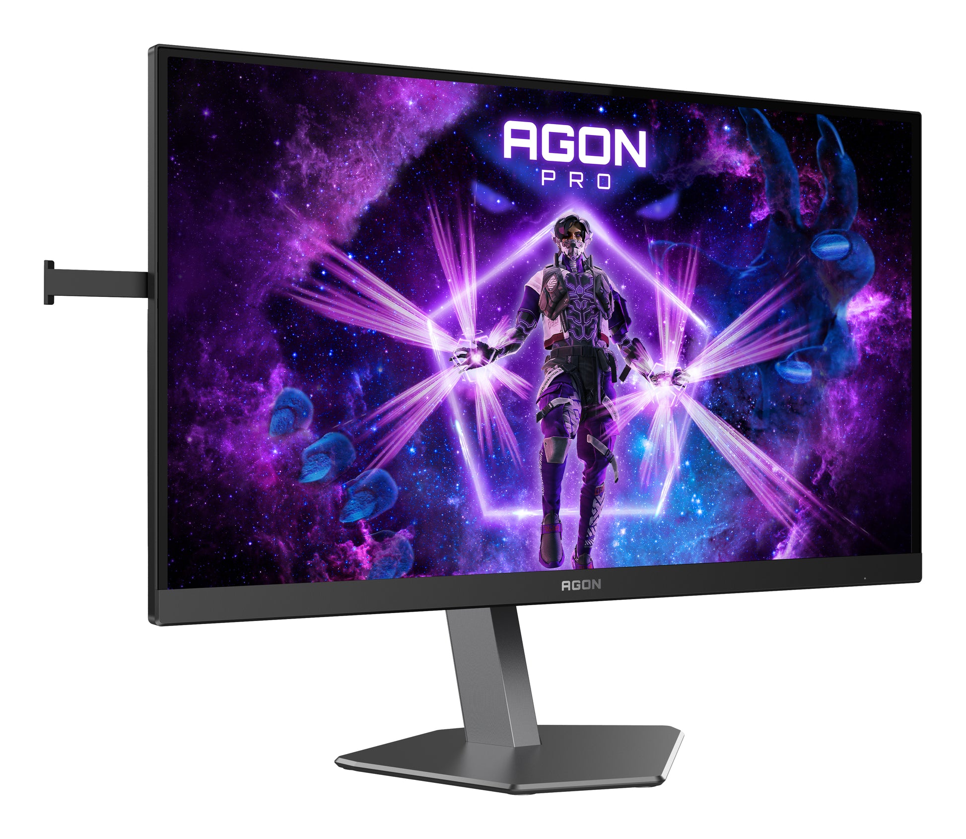 AOC AG246FK6 – Monitor, 24,1", TN, 610 Hz, 500 cd/m², Adaptive Sync, USB-C, USB-Hub, VESA 100 × 100, Schwarz