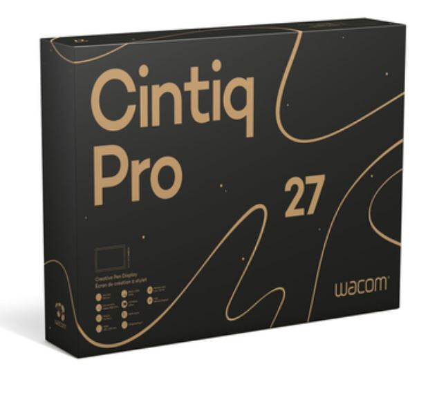 Wacom Stiftdisplay Cintiq Pro 27, 26,9", Stift + Touch, schwarz, für Windows, macOS