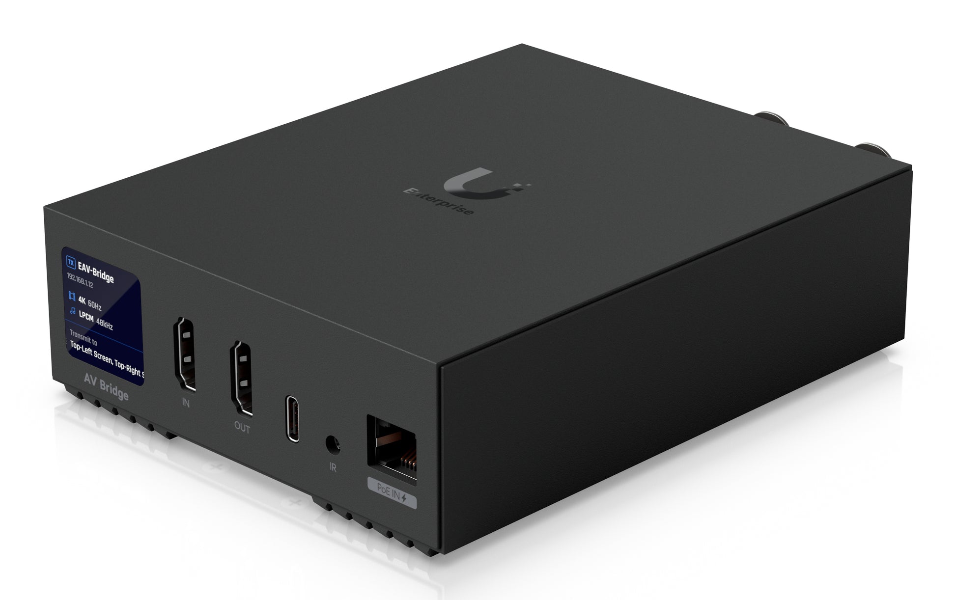 Ubiquiti PoE+ betriebener AV-over-IP – HDMI-over-IP Encoder, 4K60, PoE