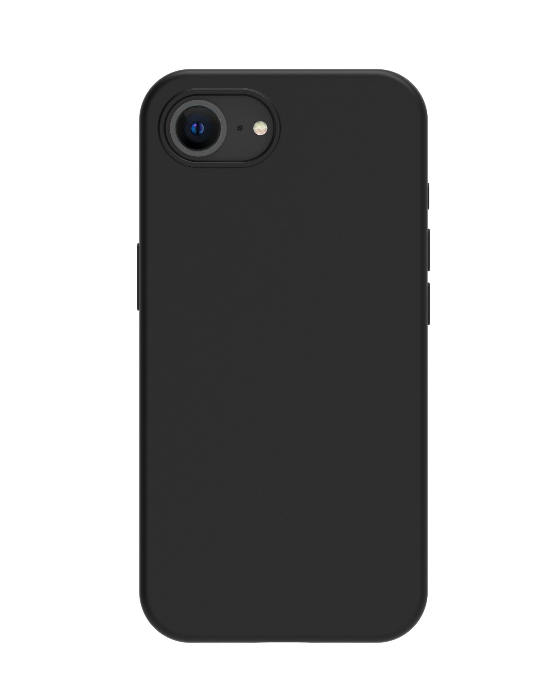 dbramante1928 Backcover – für Apple iPhone 16, Silikon, Night Black, kabelloses Laden