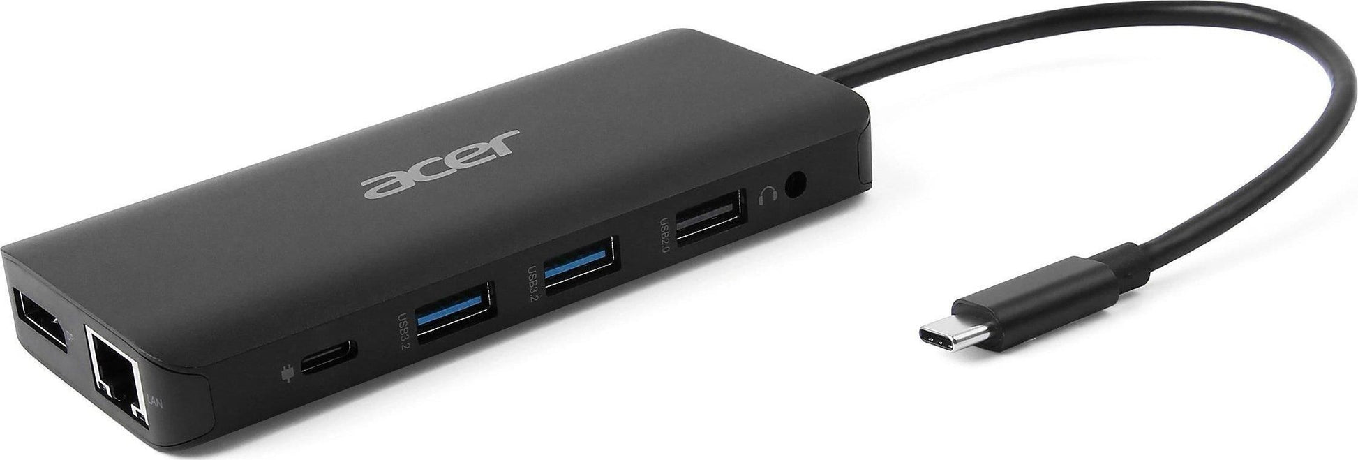 Acer Dockingstation – USB-C, 1× DP, 2× HDMI, 2× USB-A, 100 W PD, GbE, für Windows/Mac/ChromeOS