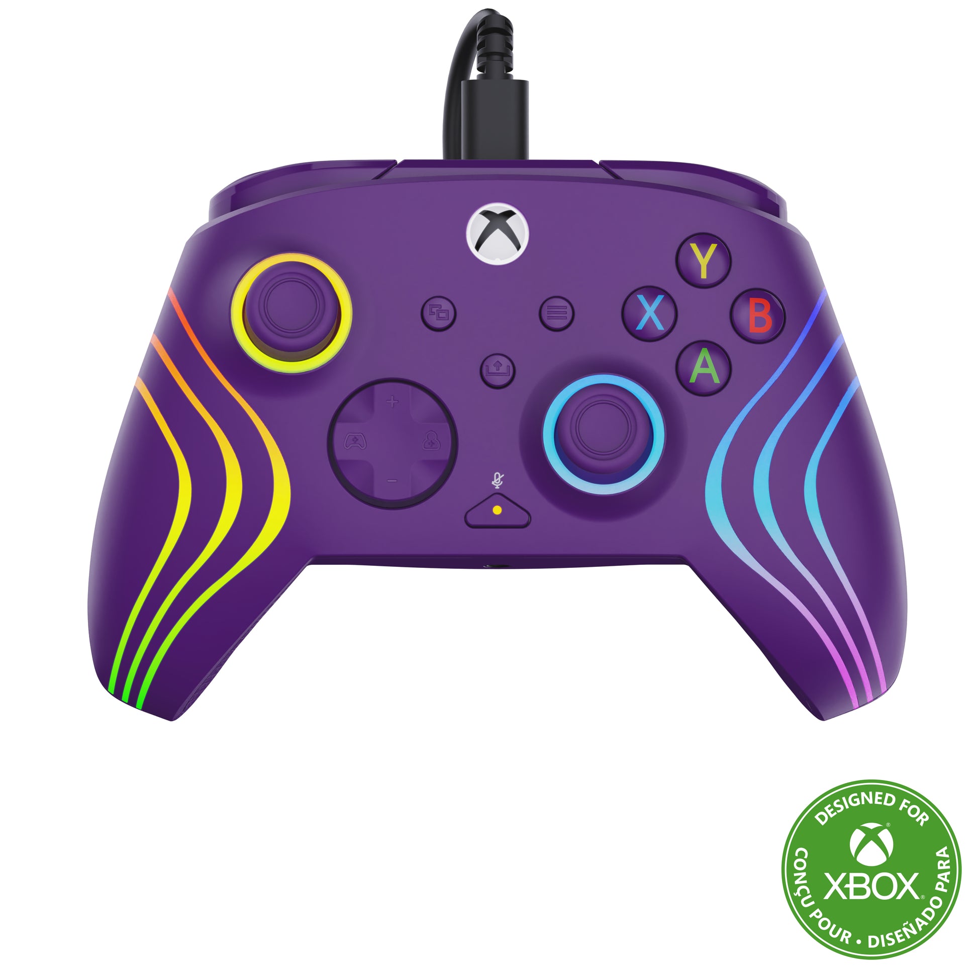 Turtle Beach Afterglow Wave – Gamepad – USB (kabelgebunden), RGB, für Xbox & PC, Violett