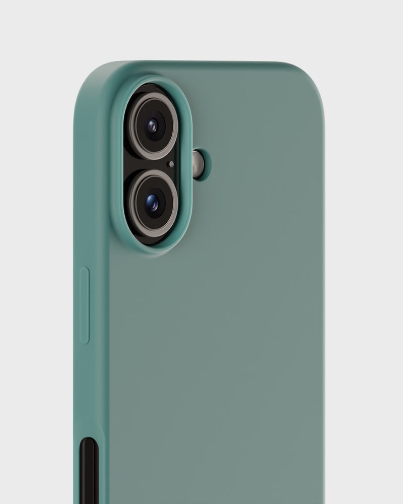 HoldIt Backcover – für Apple iPhone 16 Plus – grün – Silikon