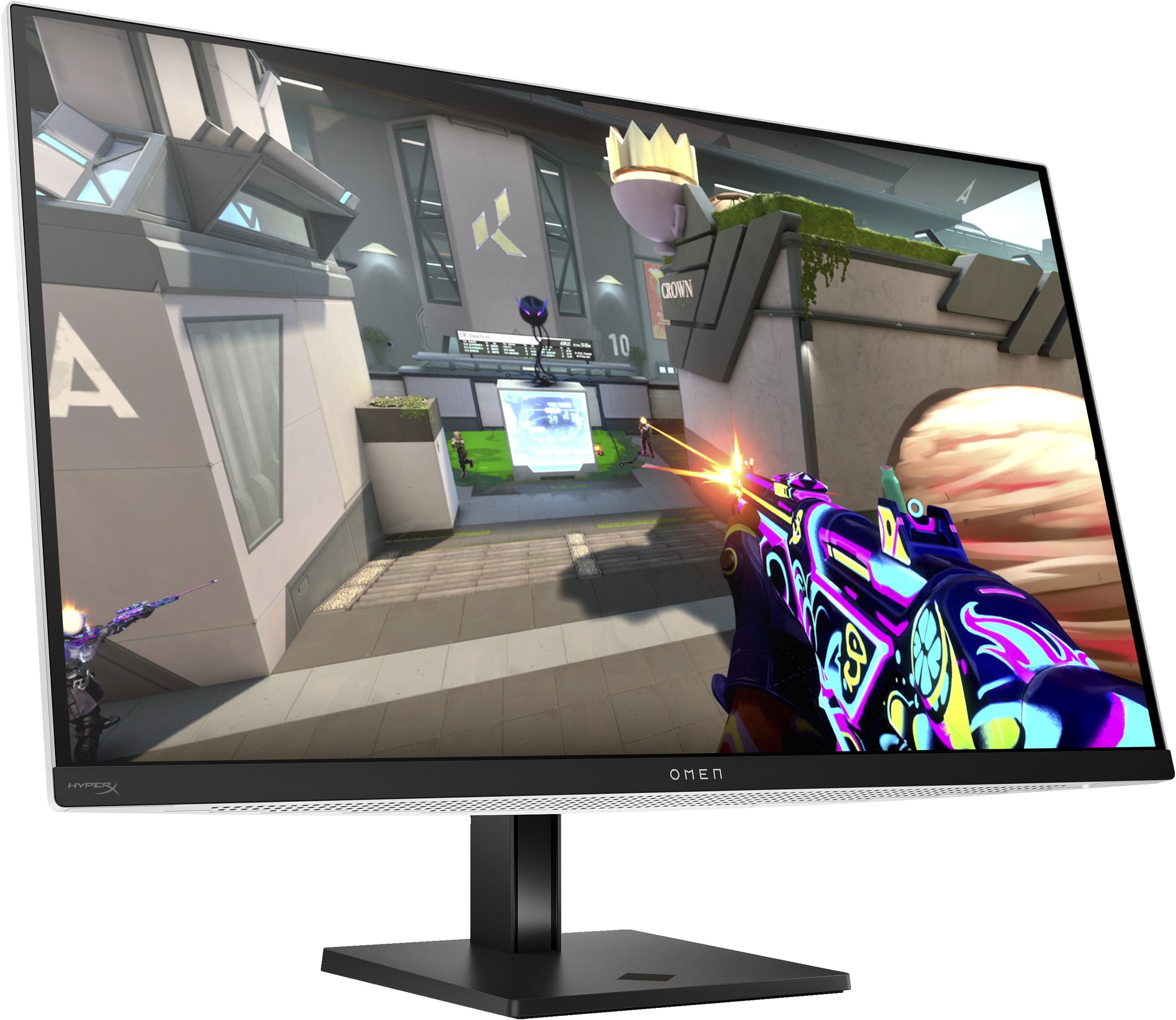 HP OMEN Transcend 32 – 31,5", 3840 × 2160 (4K), OLED, 240 Hz, USB-C 140 W, KVM, DisplayHDR 400