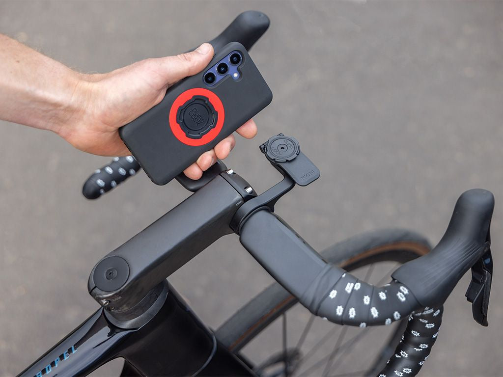 Quad Lock Out Front Mount Pro V2 – Fahrradhalterung – Klemmhalterung, 360° drehbar, für Smartphones