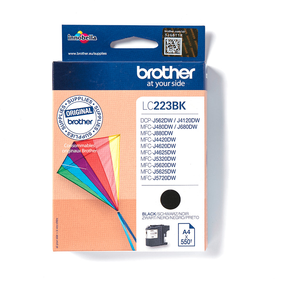 Brother Tintenpatrone, schwarz – für Inkjetdrucker/Multifunktionsgeräte