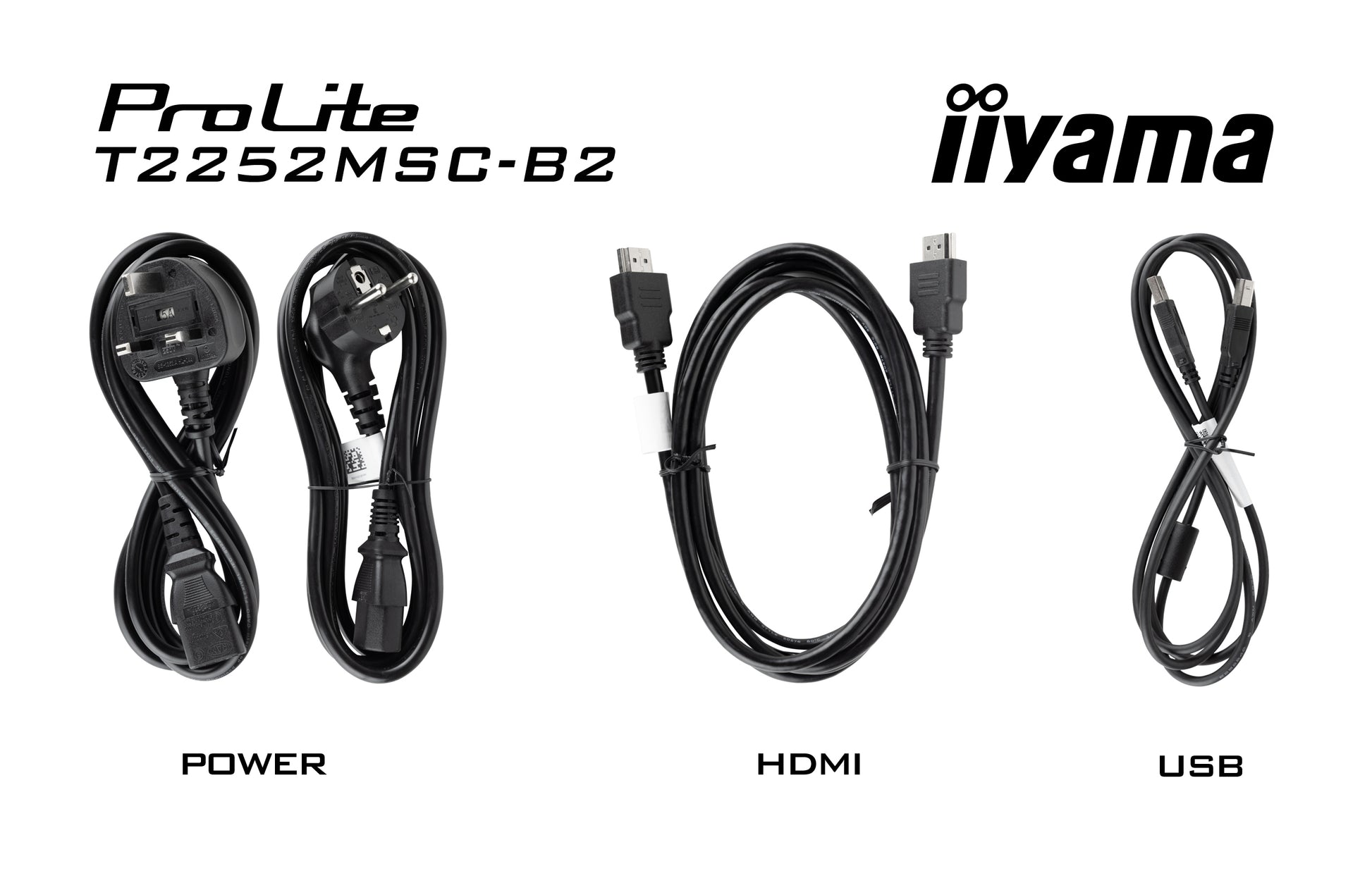 iiyama 21,5" FHD PCAP 10-Touch – HDMI, 250 cd/m², Bonded